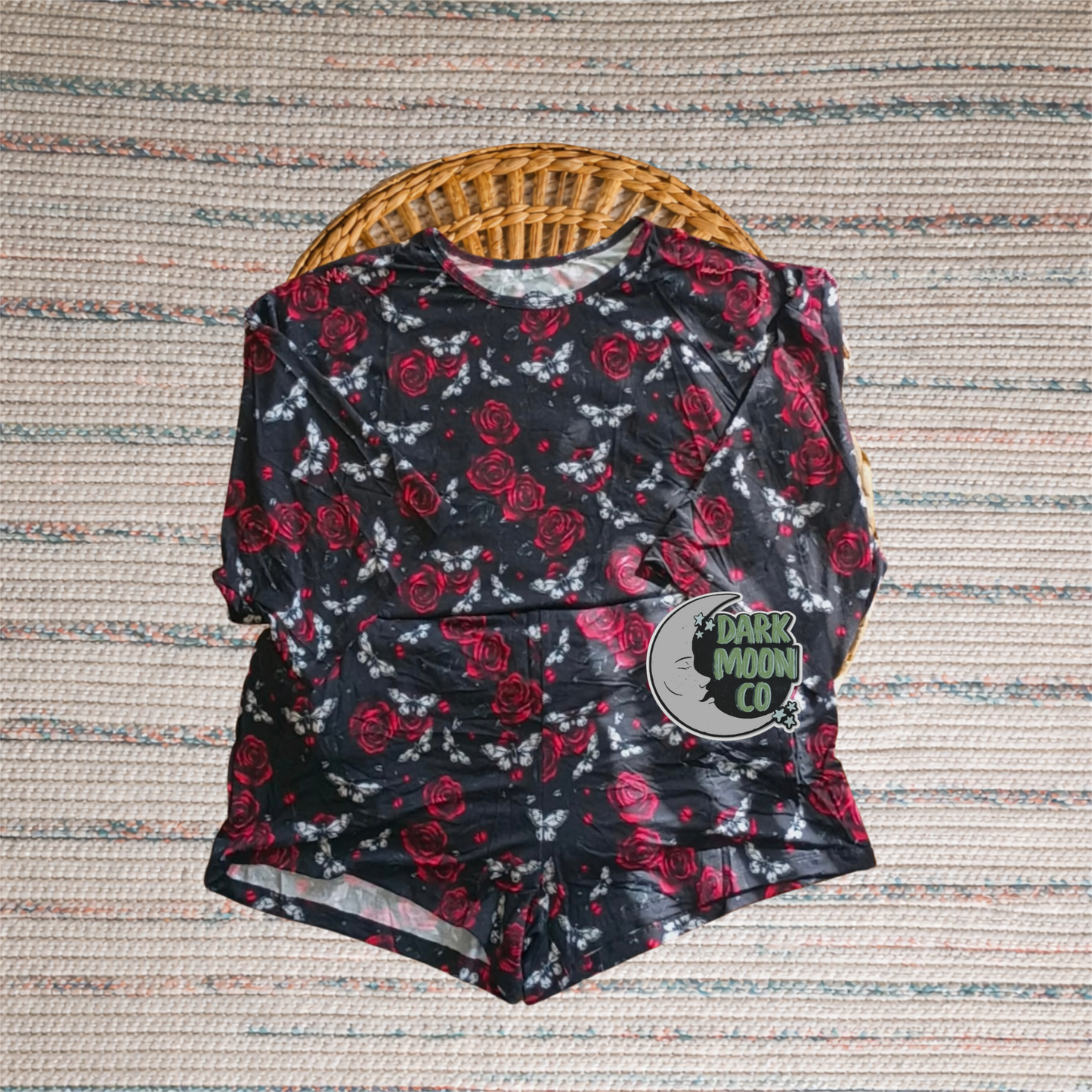 Midnight Roses Lounge Set - XL