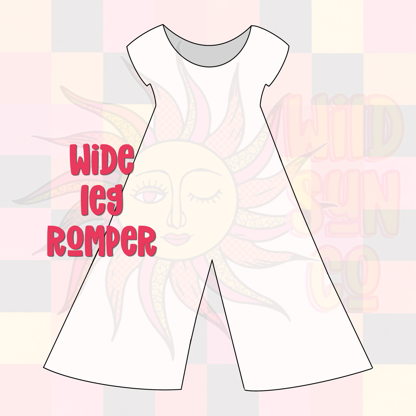 Custom Wide Leg Romper
