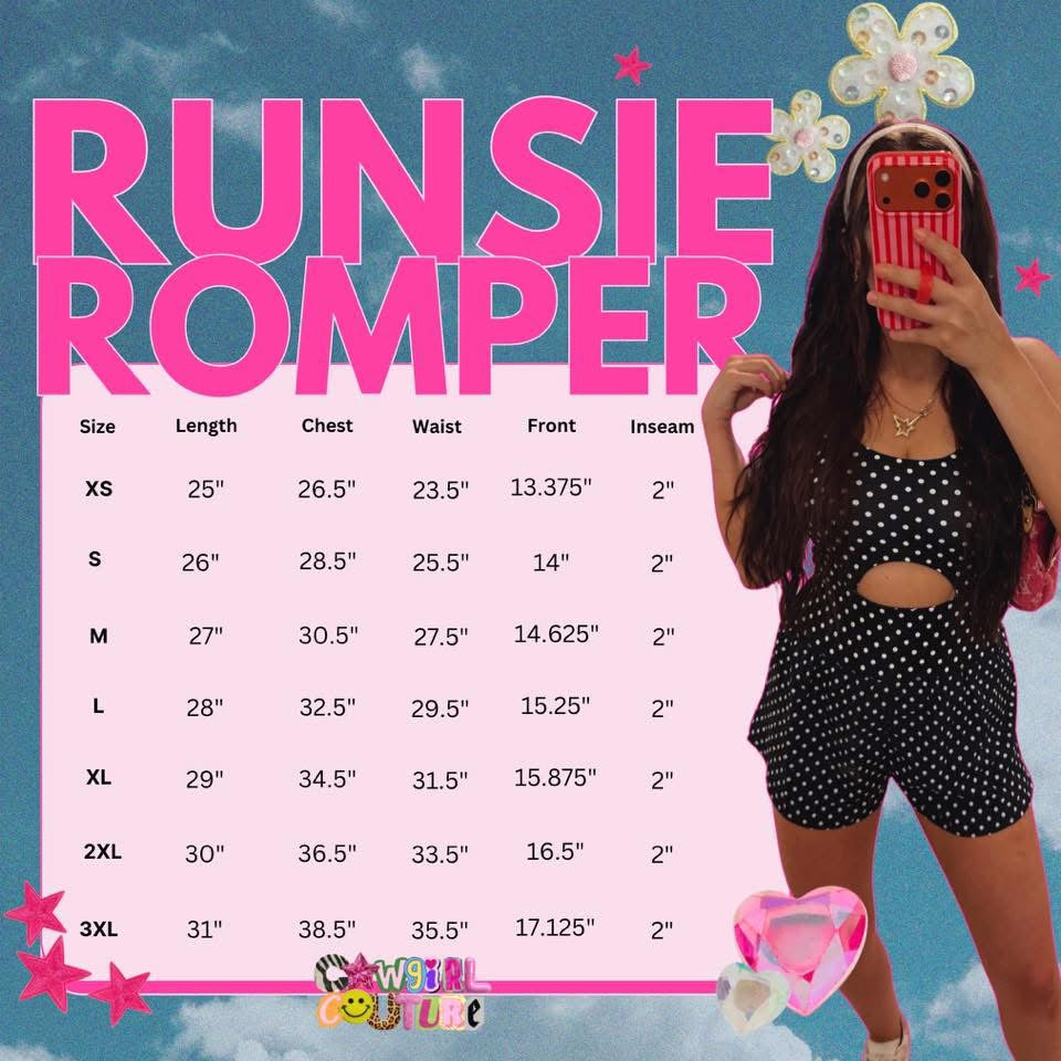 Leopard Runsie Romper - 1X