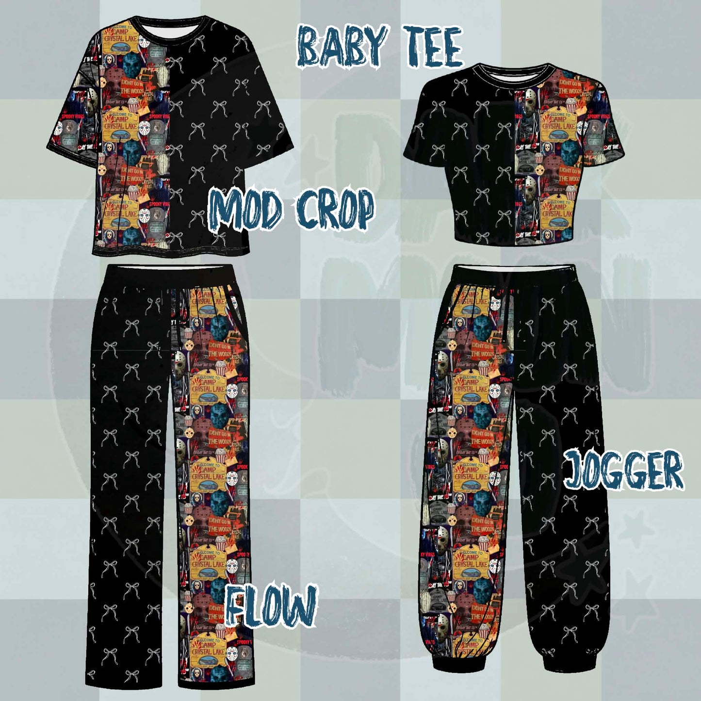 Crystal Lake + Bows Split Set