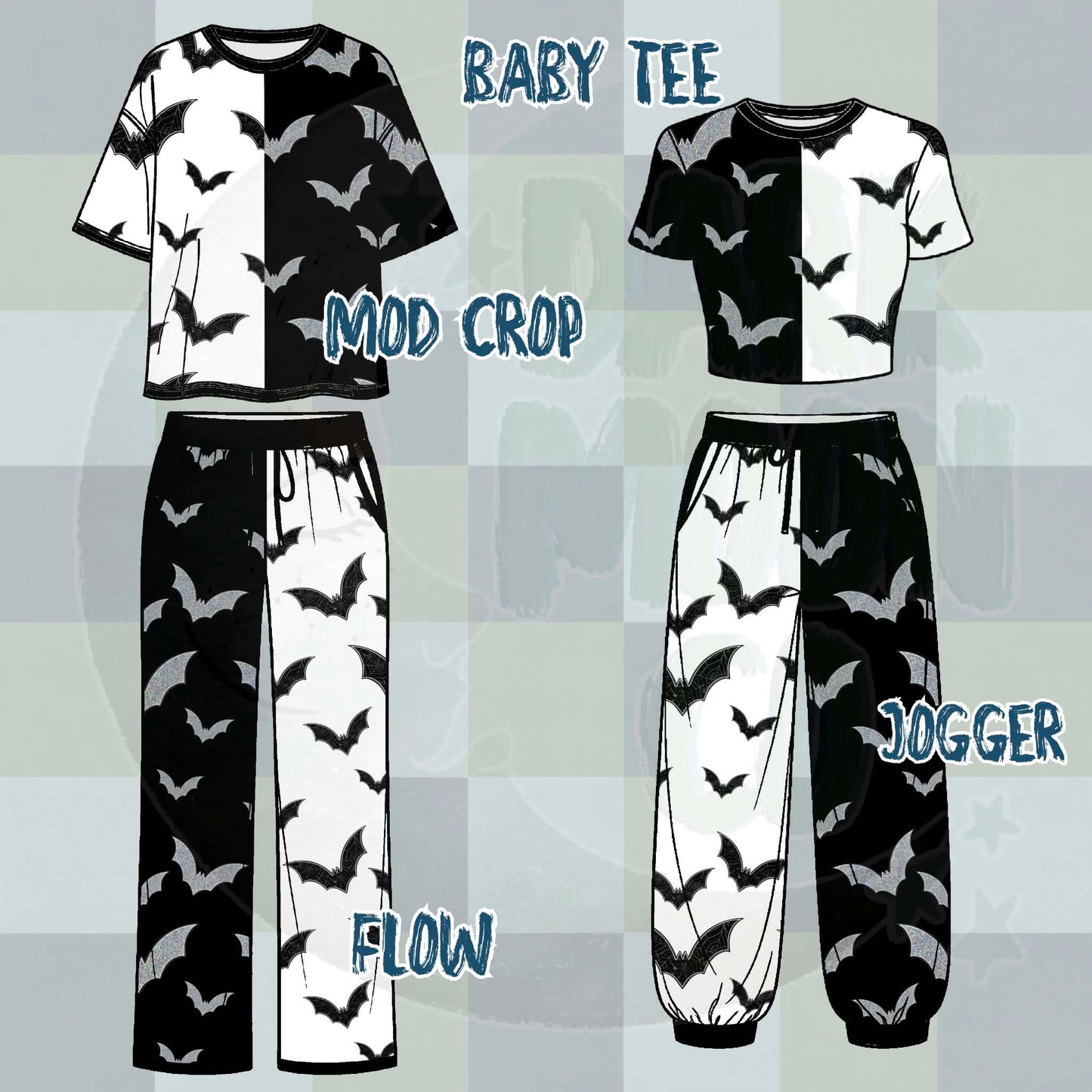 Black VS White Bats Split Set