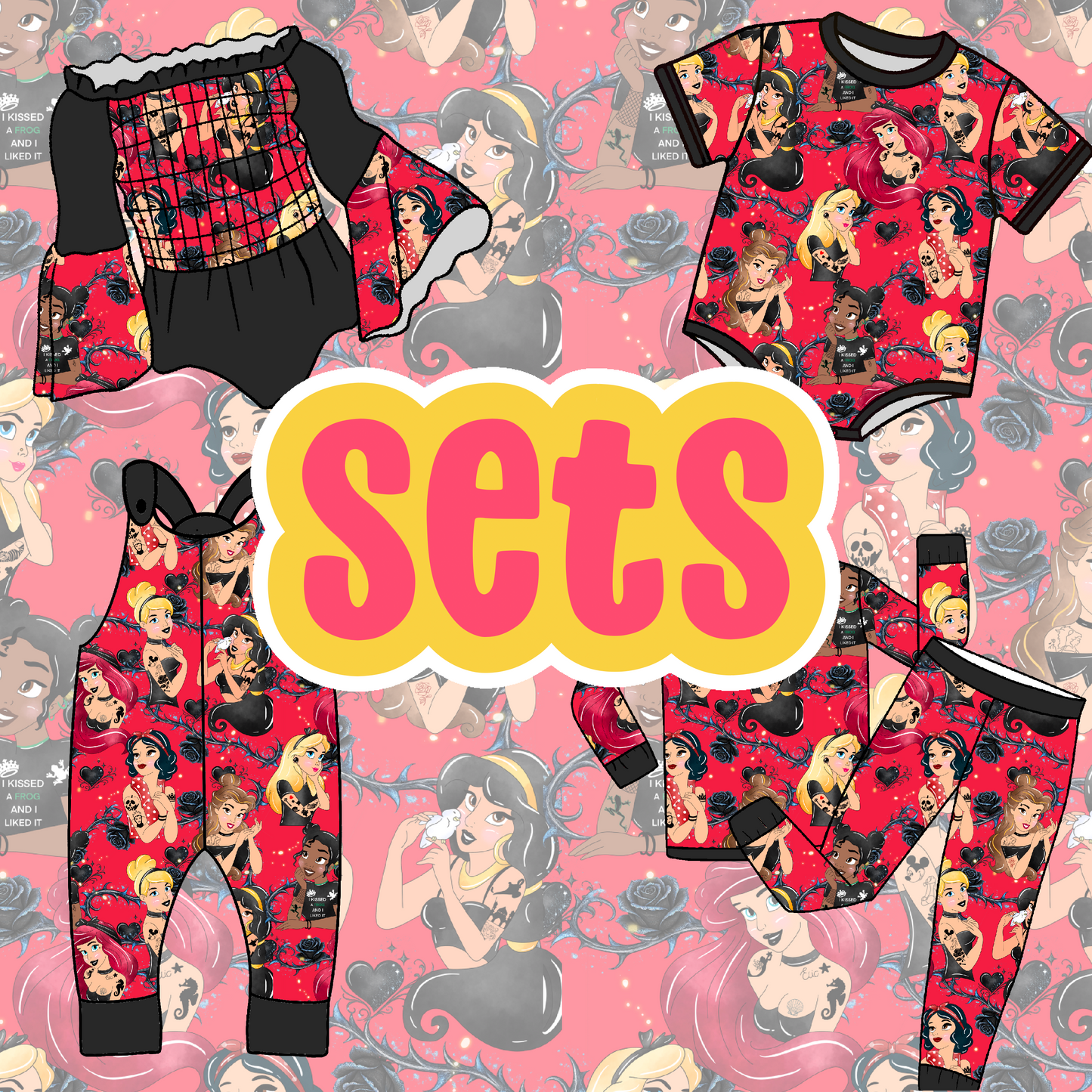 Rose Edgy Princess Sets