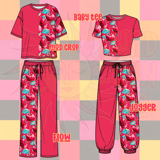 Cherry Girl Split Set