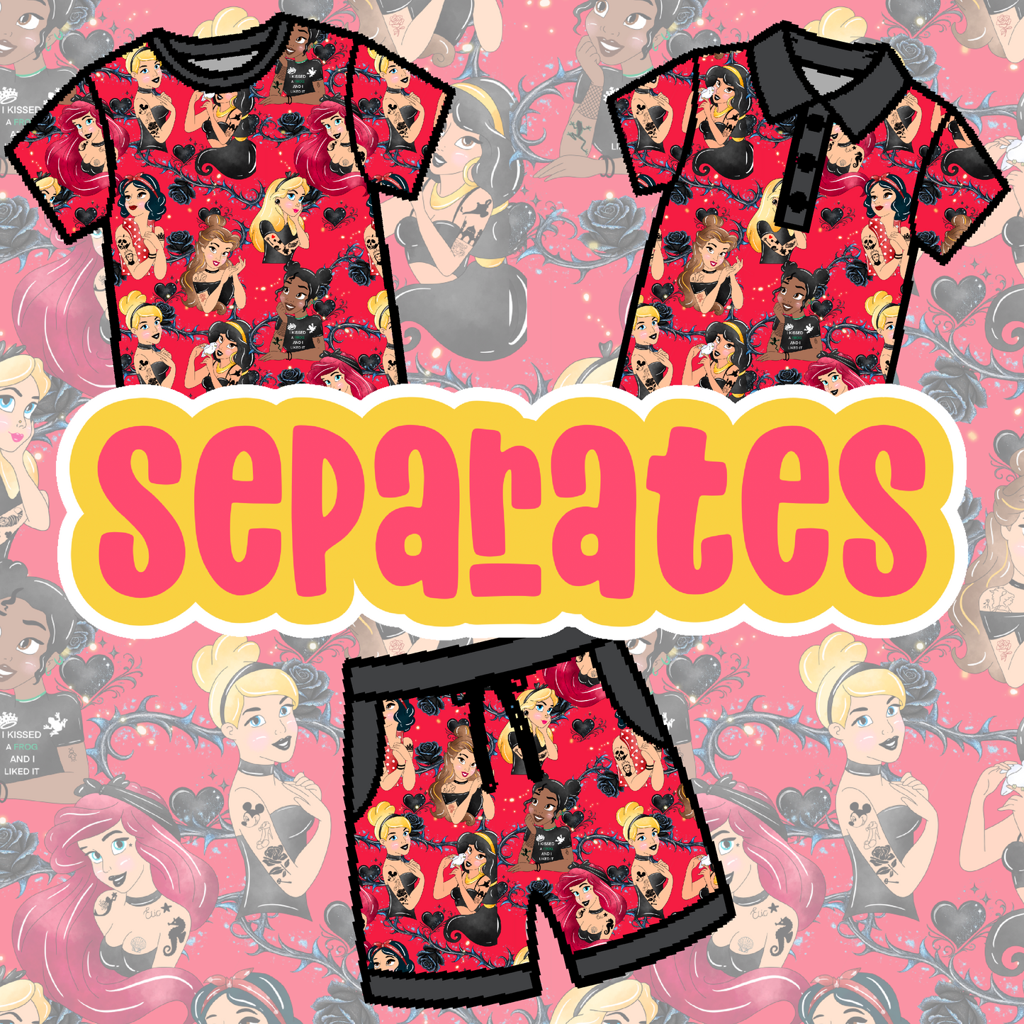 Rose Edgy Princess Separates