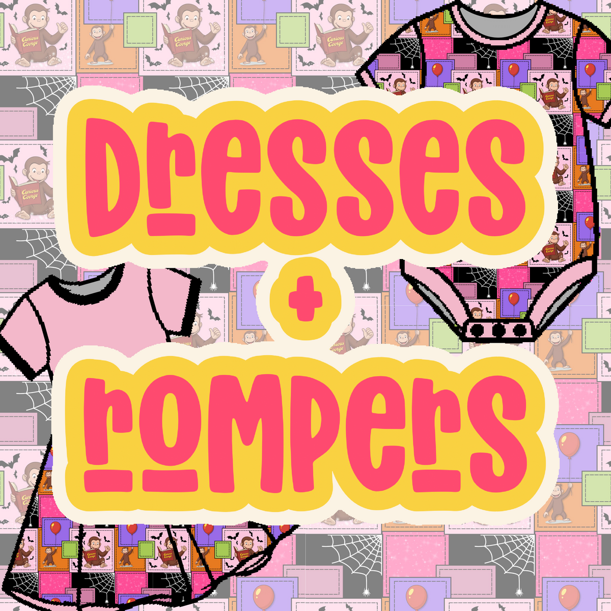 PINK CURIOUS DRESSES + ROMPERS