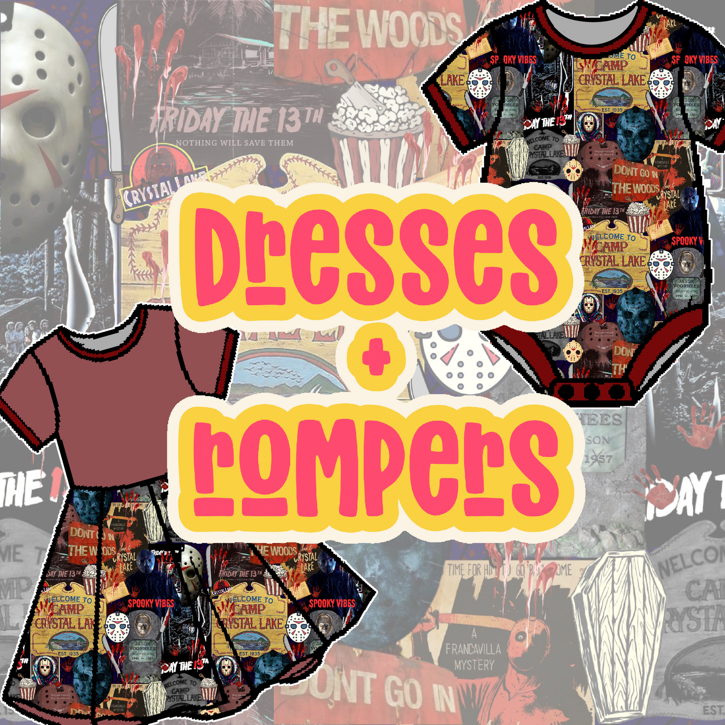 Camp Crystal Dresses + Rompers