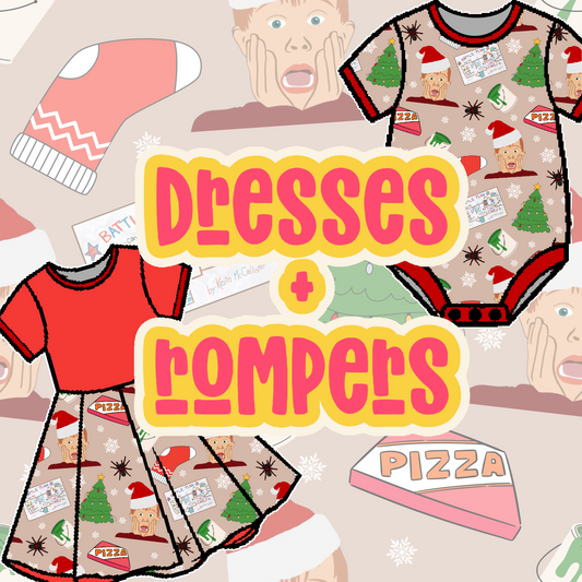 Alone on Christmas Dresses + Rompers