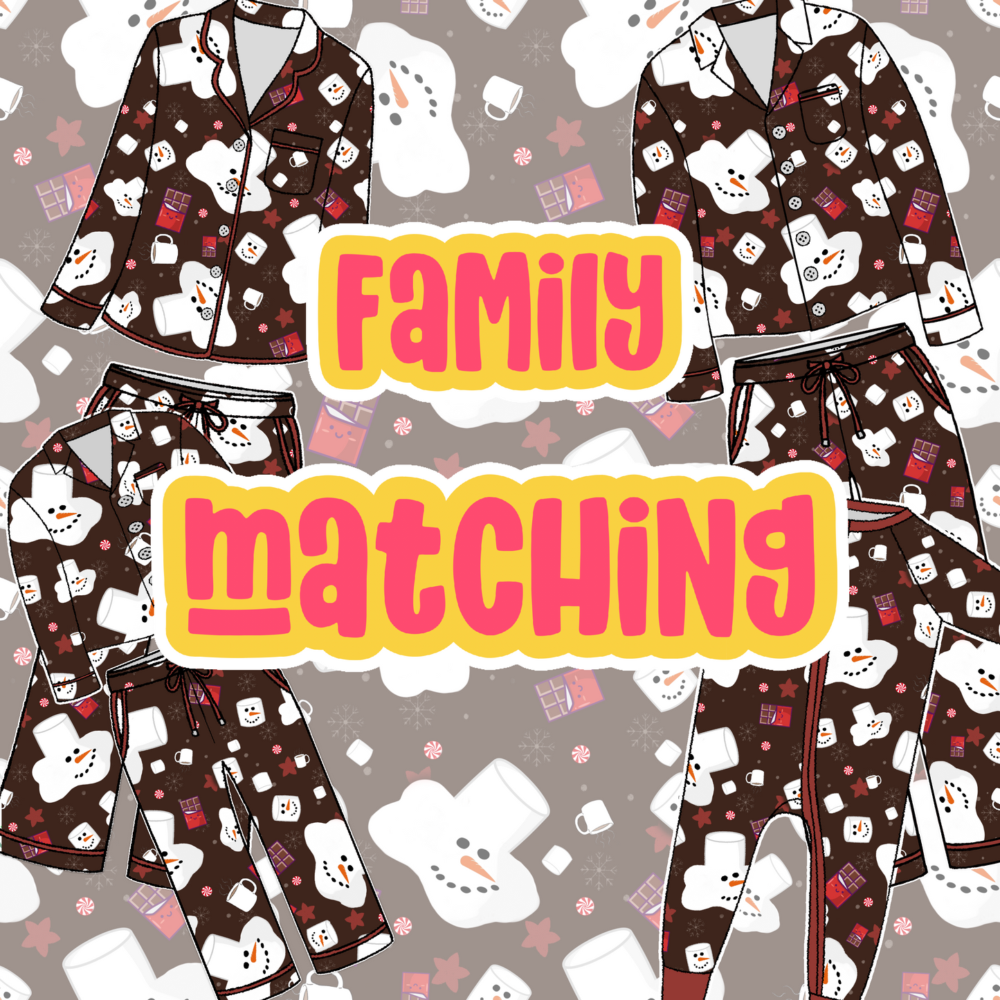 Marshmallow Morning Family Matching