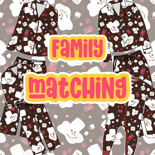 Marshmallow Morning Family Matching