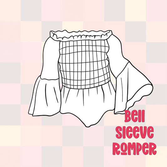 Custom Bell Sleeve Romper