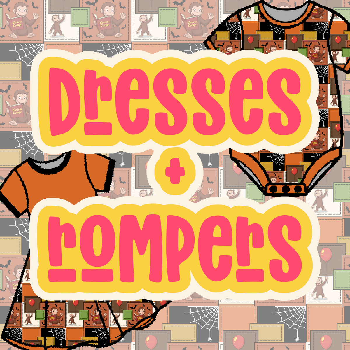 BROWN CURIOUS DRESSES + ROMPERS