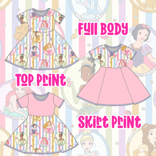 Princesses Dresses + Rompers