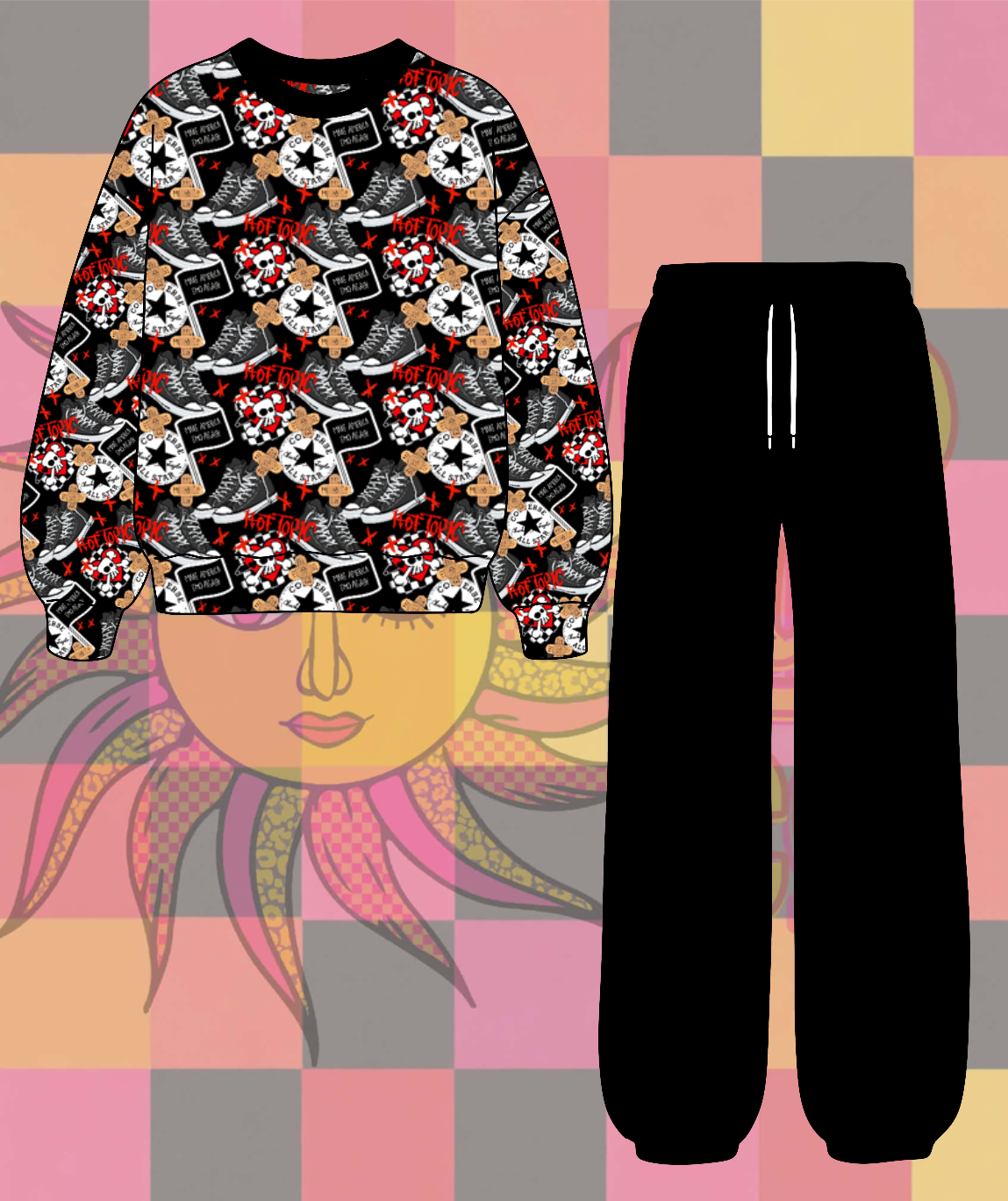 PUNKED OUT SWEATSET
