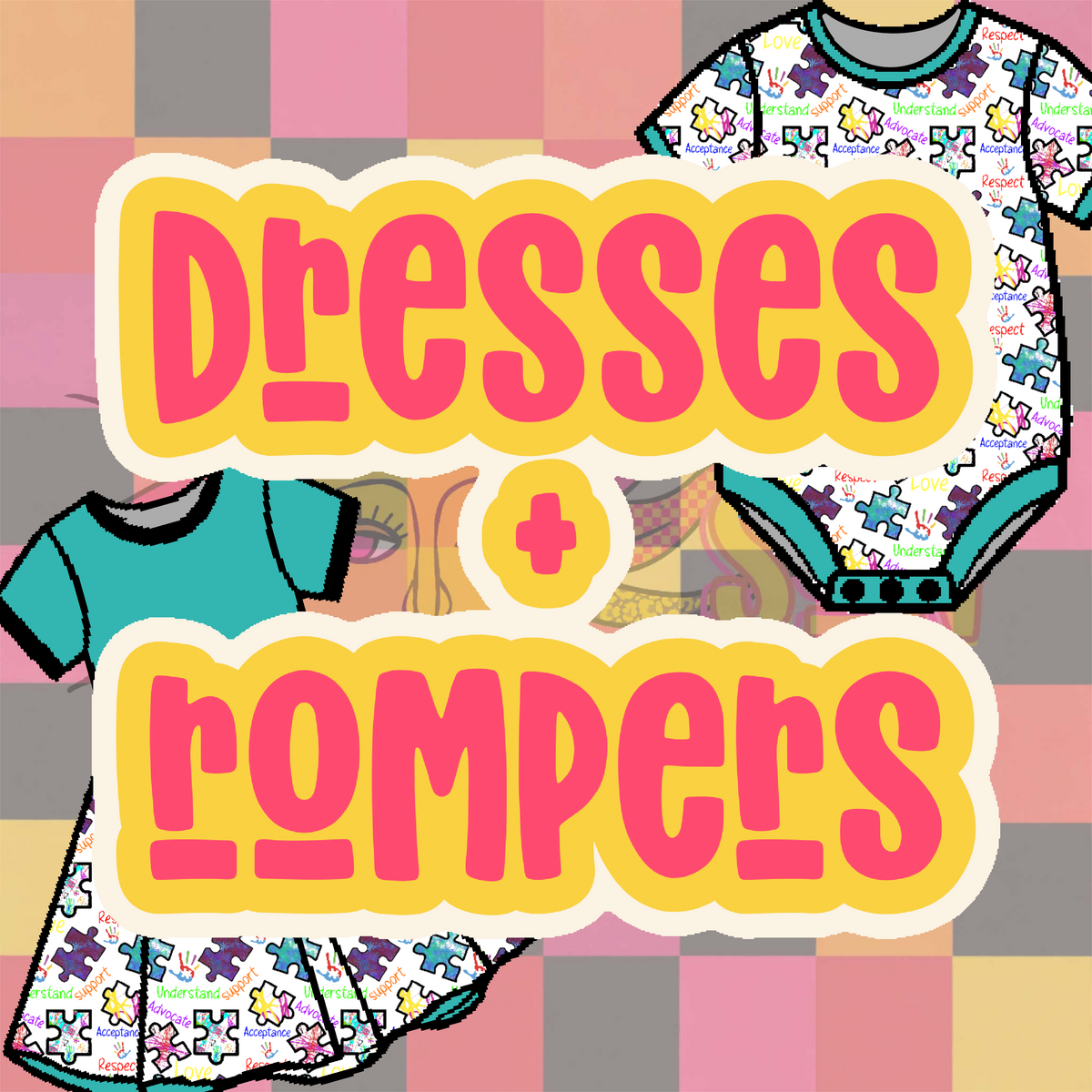 AWARENESS DRESSES+ROMPERS