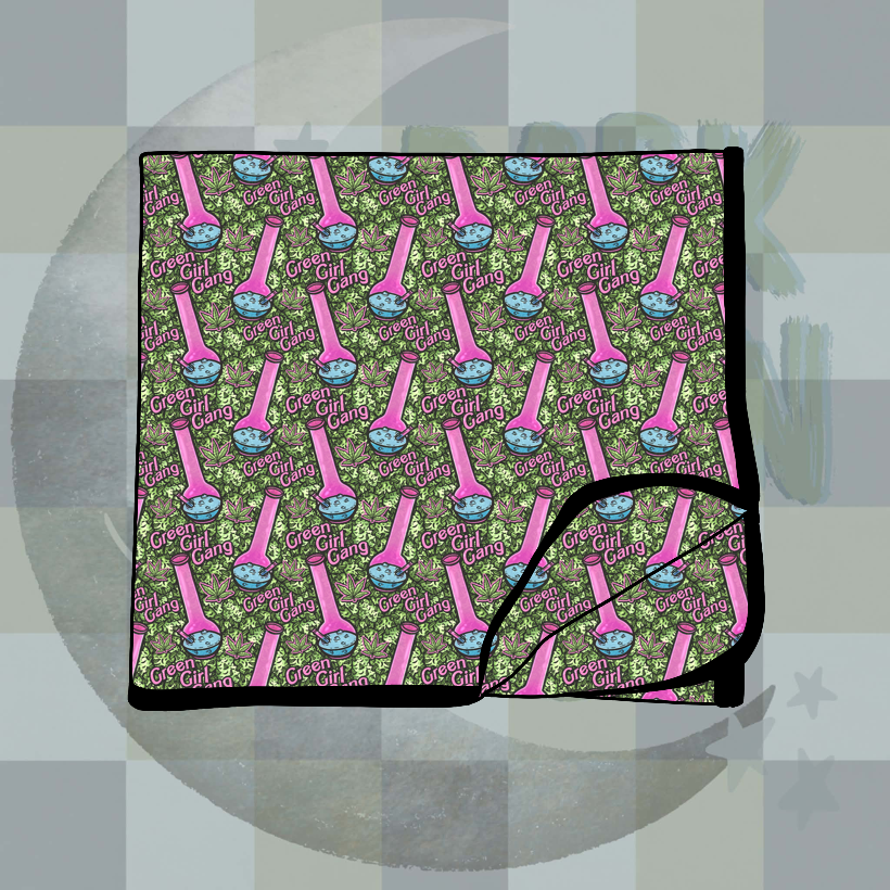 GREEN GIRL BLANKET