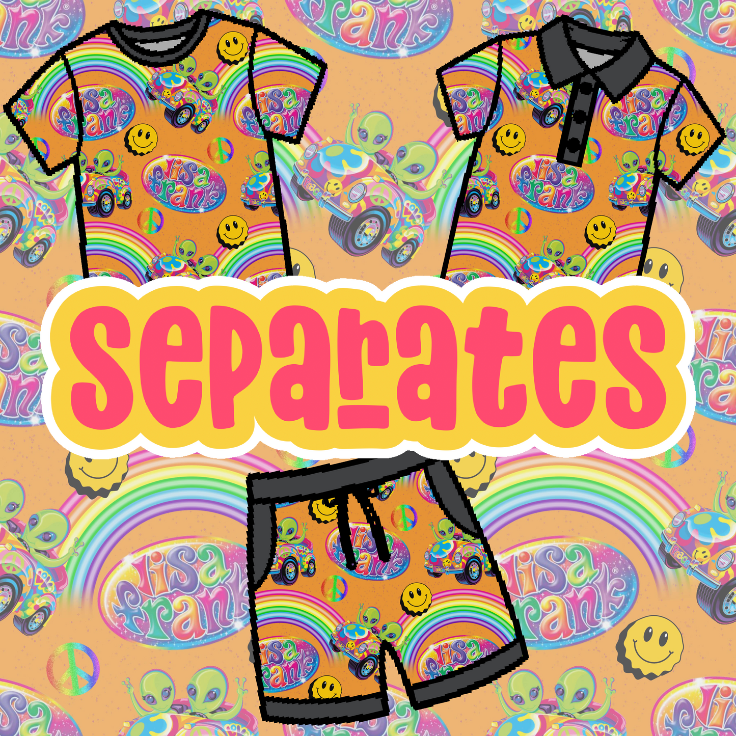 Rainbow Alien Separates
