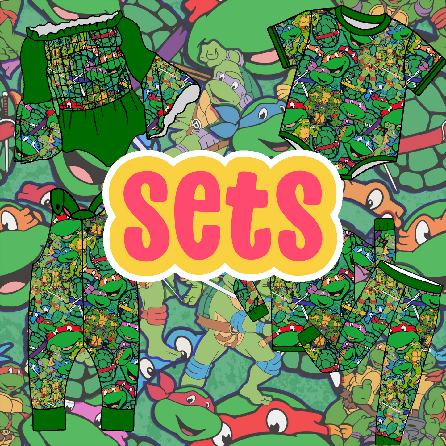 Masked Turtles Sets