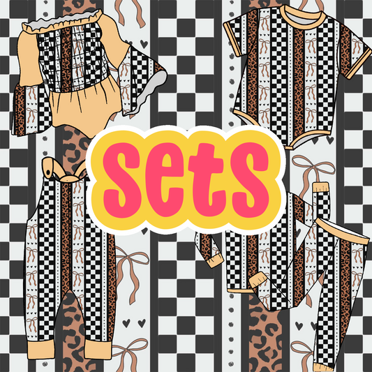 Cheetah Bows Sets
