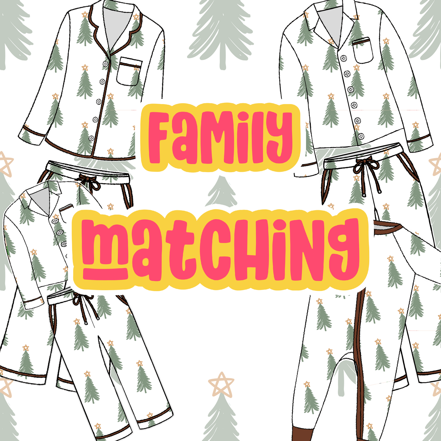 Christmas Tree Family Matching
