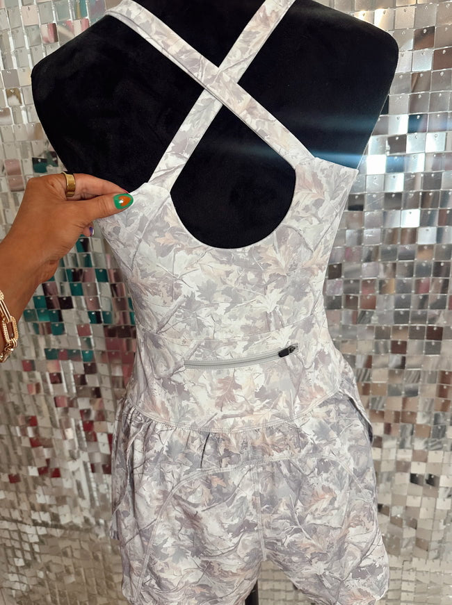 Camo Runsie Romper - 1X